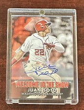 2022 Topps Series 1 - Welcome to the Show Autographs #WTTS-11 Juan Soto #1/10