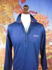 Berghaus Tech blue half zip Sweatshirt. UK women's size Medium