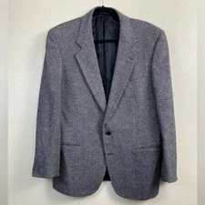 Gian Giacomo Soleri Cashmere Wool Gray Career Office Sport Coat Jacket Men’s 41R