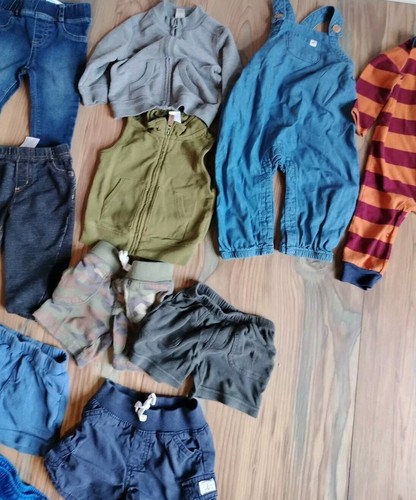 Bundle 6-9 Months Baby Boy Carter's Footed Sleeper Pajama PJ Clothes 28 pc Lot - Picture 5 of 12