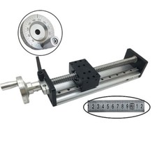 Guida lineare tavolo da slitta CNC sistema di movimento mandrino a ricircolo di sfere volantino 60 kg