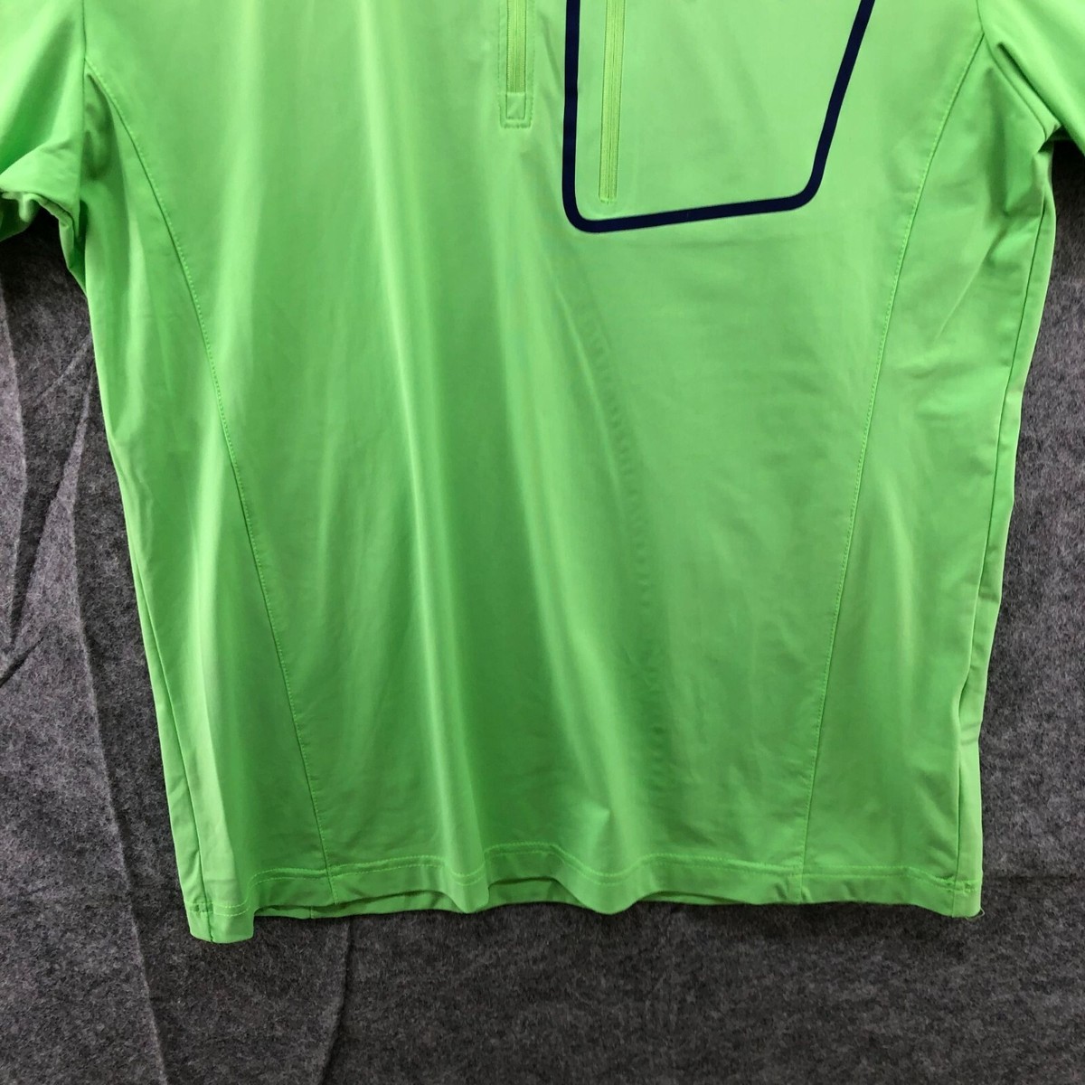 NEPA Korean Brand Golf 1/4 Zip Shirt Green Mens Size M or 100