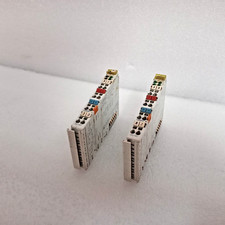 Set Of 2 WAGO 750-402 Input Module Digital 4-Channel 24 VDC 3 ms Din rail mount