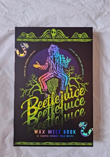 Beetlejuice cire fondue X12 dans boite livre de collection