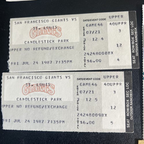 Assorted Vintage And Non Baseball Tickets &Memorabilia 27 Total - Picture 5 of 17