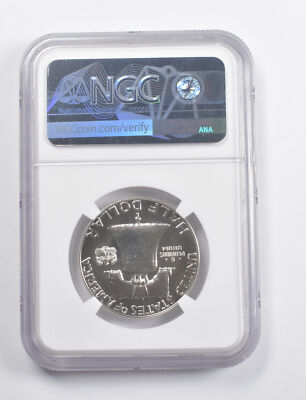 Mint Error PF67 1962 Franklin Half Dollar OBV Struck Thru NGC