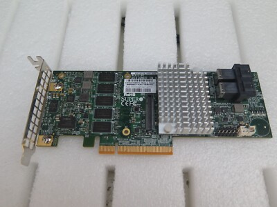 AOC-S3108L-H8IR-16DD SUPERMICRO 3108 8-PORT PCI-E SAS-3 12Gb/s 16 HDD RAID