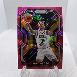 2020-21 Panini Prizm Pink Ice Prizm Isaac Okoro #298 Rookie RC