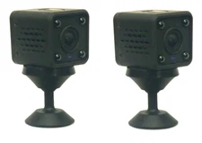 2x Mini Wireless Camera 2.4G Wifi IP Home Security 1080P Night Vision CamMegntic