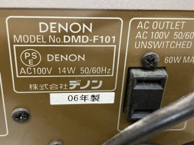 DENON DMD-F101 MD Deck High-Quality Sound MD Recorder MDLP Ships