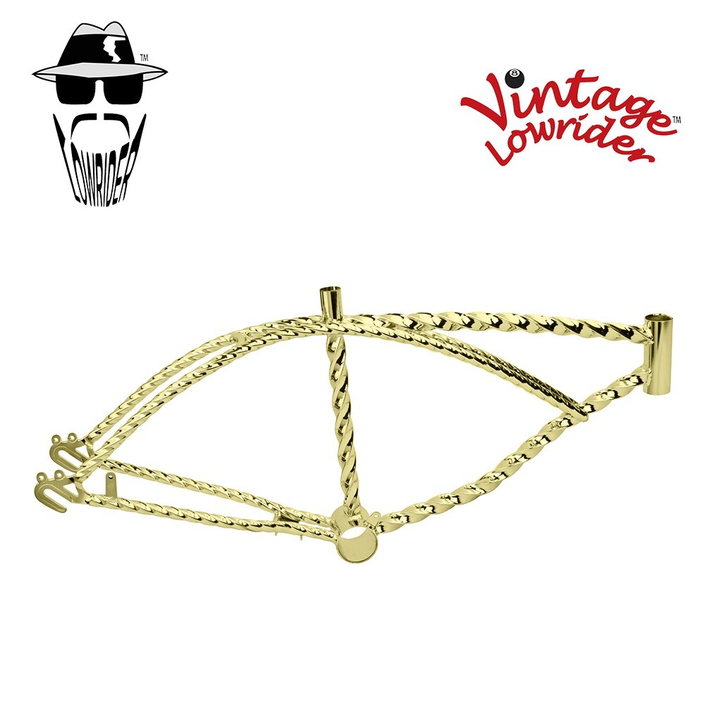 Lowrider All Twisted Bike Steel Frame Gold