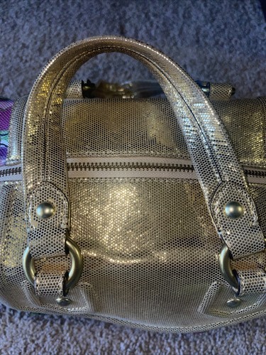 COACH MADISON FLORAL AUDREY CONVERTIBLE SATCHEL MULTI COLOR W/GOLD ACCENTS 14589 - Picture 7 of 14