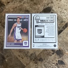 2023-24 Panini Hoops Colby Jones RC #270 Sacramento Kings B-9