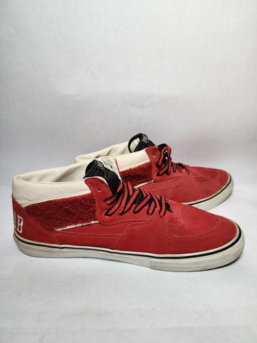 Zapatillas Vans Skate Media Cabina - Rojo/Blanco, Para Hombre Talla 12 - Imagen 9 de 11