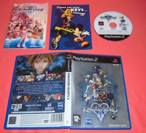 Playstion PS2 Kingdom Hearts II [PAL (UK)] PS Two Fat Slim JRF