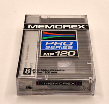 Memorex Pro Series MP 120 8mm Video Cassette  Sealed  New 