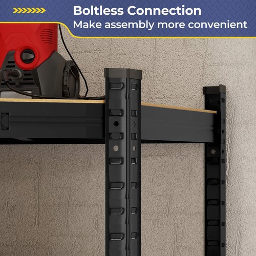 4-Tier Corner Shelf Unit Adjustable Garage Storage Utility Rack 720KG Capacity - Picture 5 of 24