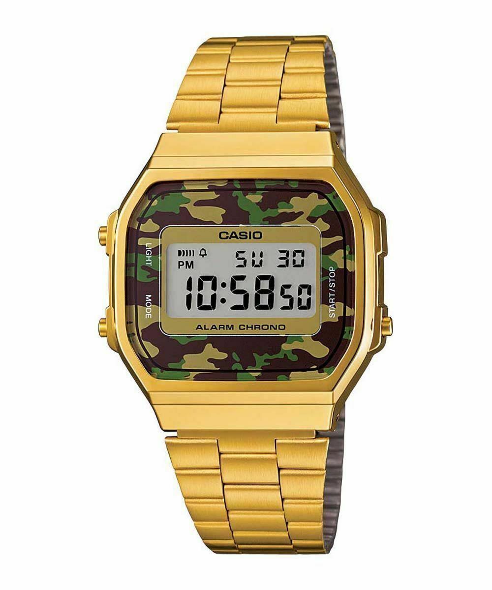 CASIO A168WEC-3D & A168WEGC-3D Retro Camouflage Watch | eBay