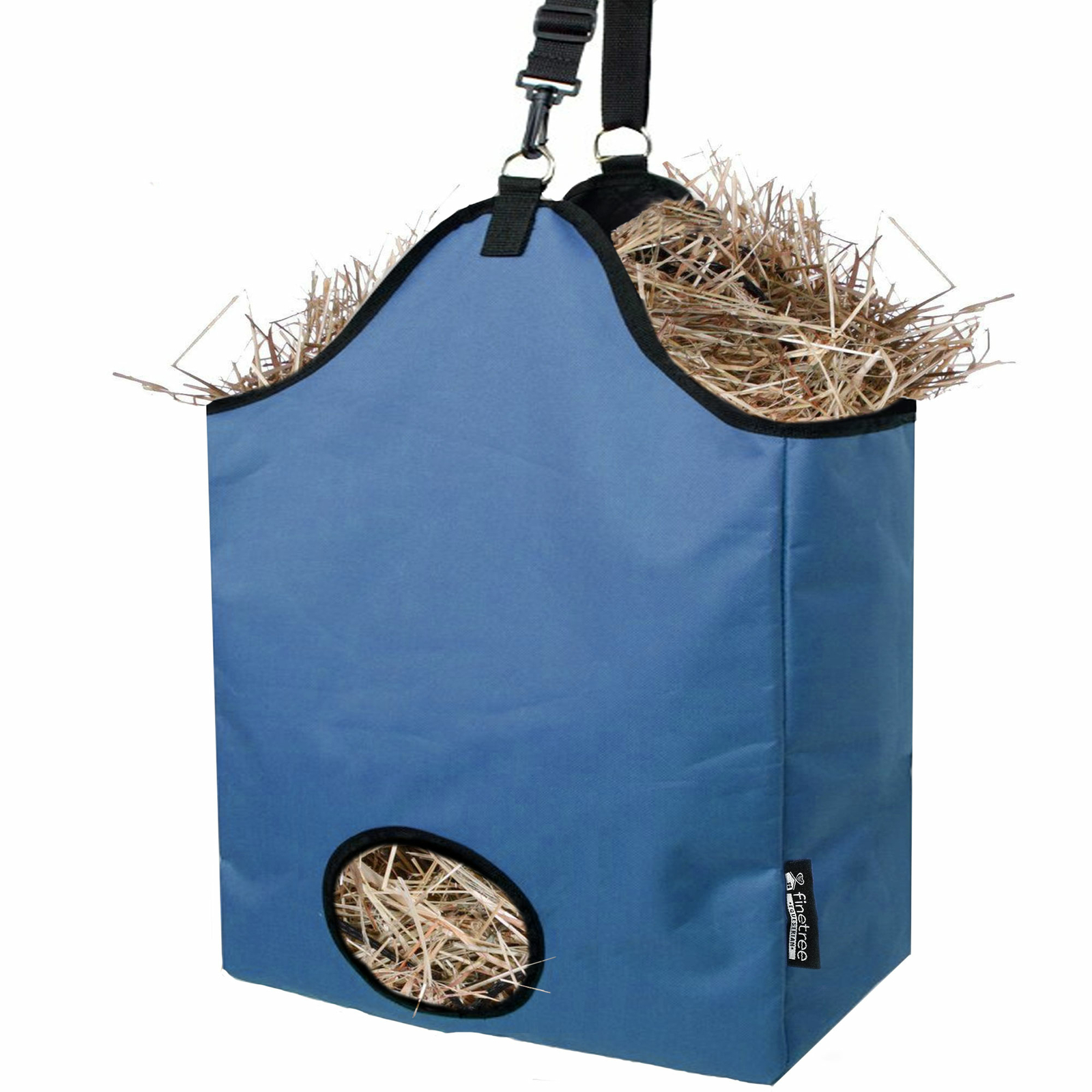LARGE SLOW FEED HAY BAG FEEDING HOLE NET FOR HORSE TRICKLE FEED PONY HORSES