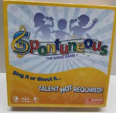 Spontuneous The Song Game - Yellow - Factory Sealed