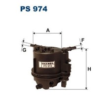 Kraftstofffilter für Peugeot 1007 KM 107 PM 206 2A/C SW 2E/K 206+ 2L | 24190819