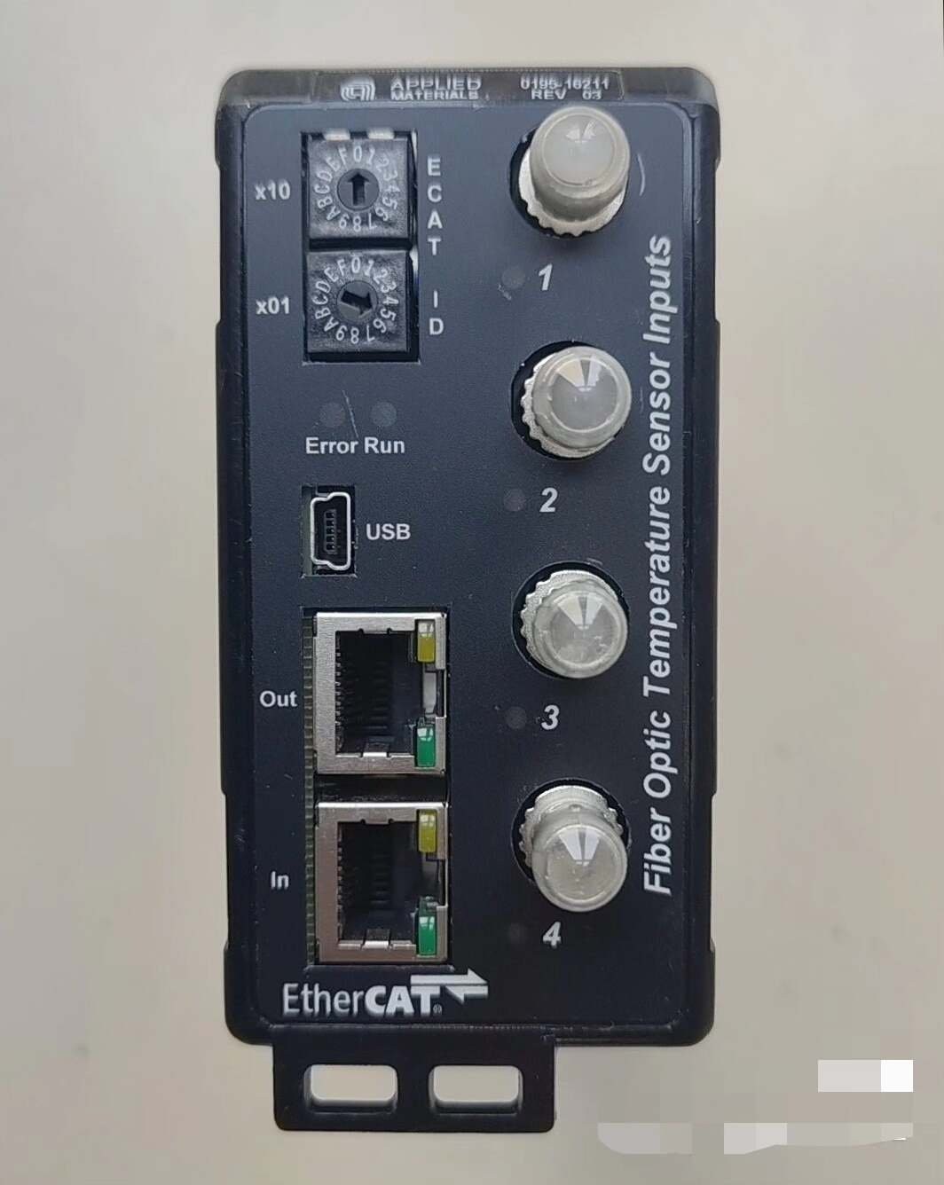AMAT 0195-16211 Fiber Optic Temp Control Module Used As Pictured