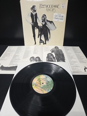 Fleetwood Mac Rumours Lp Vinyl 1977 1st Press Shrink/Hype/Insert NM-/NM-