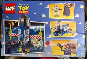 LEGO 7593 Toy Story Buzz's Star Command Spaceship Factory Seal-Buzz & Zurg NIB