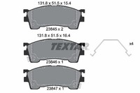 Bremsbelagsatz FÜR Mazda 626 V (Gf), Mazda 626 V Hatchback (Gf) - Textar 2384504