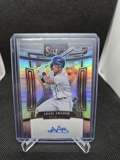 2024 Panini Select Signatures Adael Amador #SIG-AA (AU, RC) Silver Prizm Rockies
