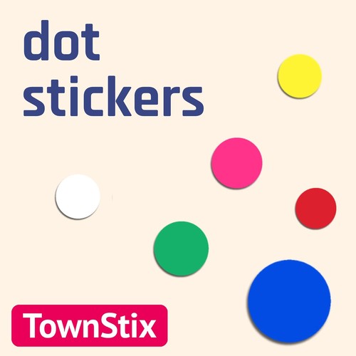 3,000 Pack 10mm Red Round Dot Stickers – Sticky Label Dots - Picture 9 of 9