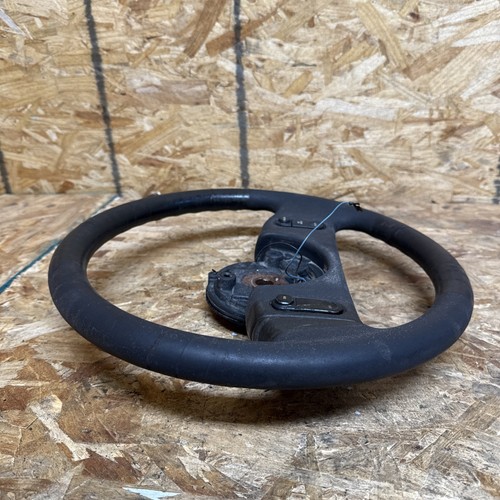 1987 1989 Ford Mustang Black Steering Wheel 87 89 GT LX Coupe Hatchback Hatch - Picture 4 of 10