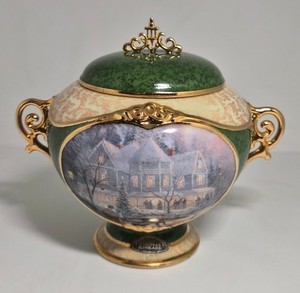 トーマスキンケード オルゴール ホリデーギャザリング 2002限定版｜廃版 Thomas Kinkade Holiday Gathering Music Box | eBay