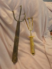 Vintage Lot Of 2 Hand Claw/rake Garden  Tools.