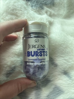 jergens lotion bursts Lavander Scented