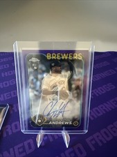 2024 Topps Chrome - Autographs Clayton Andrews #RA-CA Purple Refractor (RC) /250