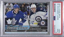2016-17 Upper Deck Young Guns Checklist Mitch Marner Patrik Laine PSA 9 MINT 6j8