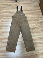 Carhartt Bib Overalls. Size Large/Short. OR4031-M Very Good Condition