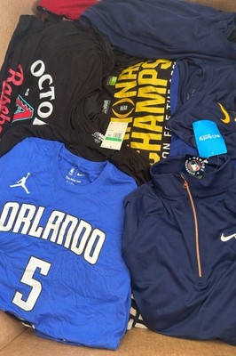 25 Pc Sports Apparel Reseller Lot Nike Fanatics NBA NFL NCAA  Tees