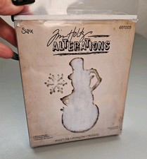 Tim Holtz Sizzix BigZ Christmas Die Winter Wonder Christmas New Opened