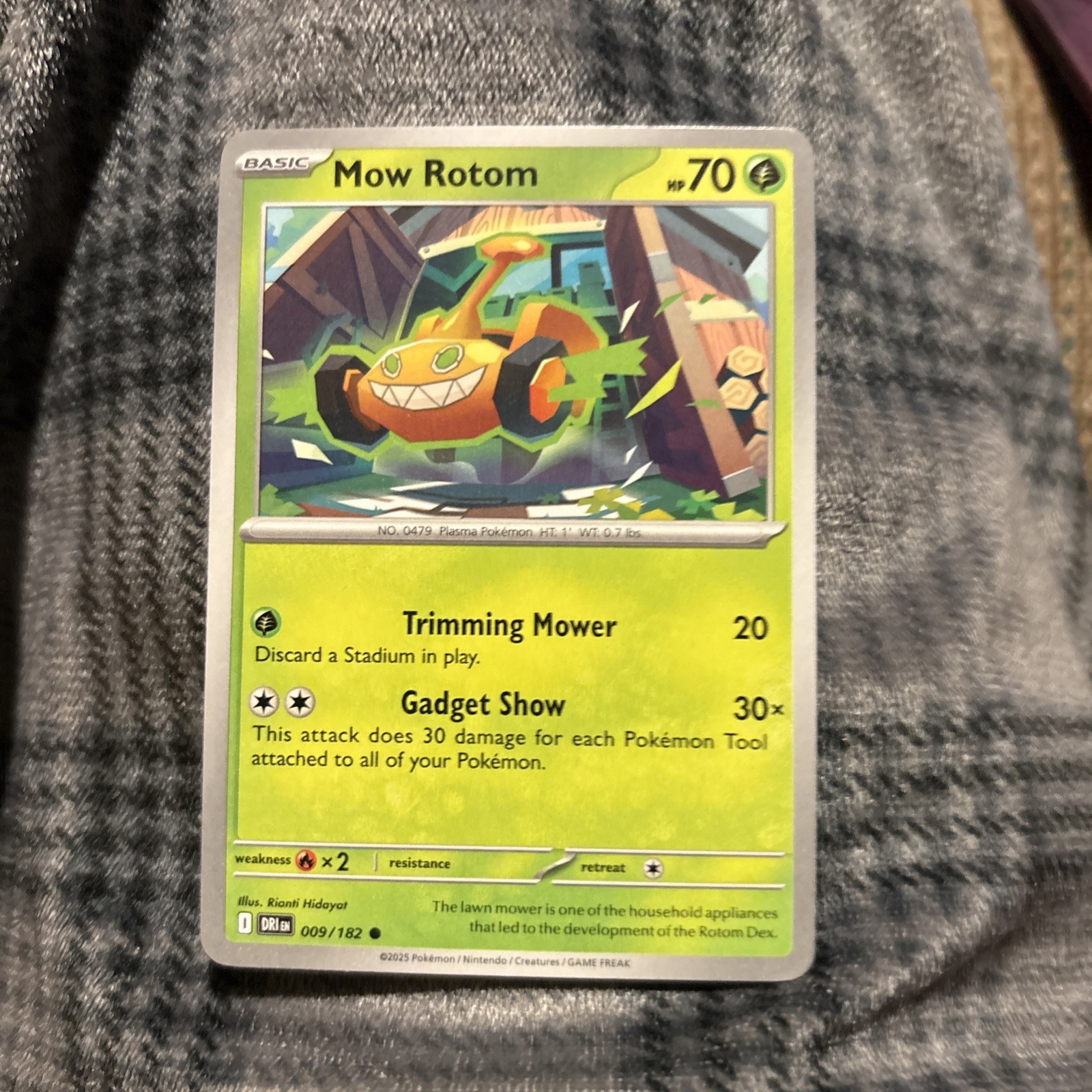 Pokemon Mow Rotom (9/253) Destined Rivals NM