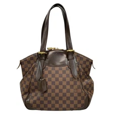 Auth LOUIS VUITTON Verona MM N41118 Ebene Damier DU4120 Shoulder Bag