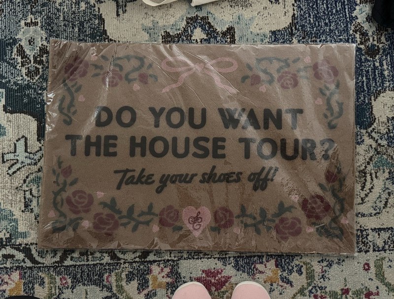 Official Sabrina Carpenter House Tour Door Mat. DEADSTOCK. SOLDOUT.