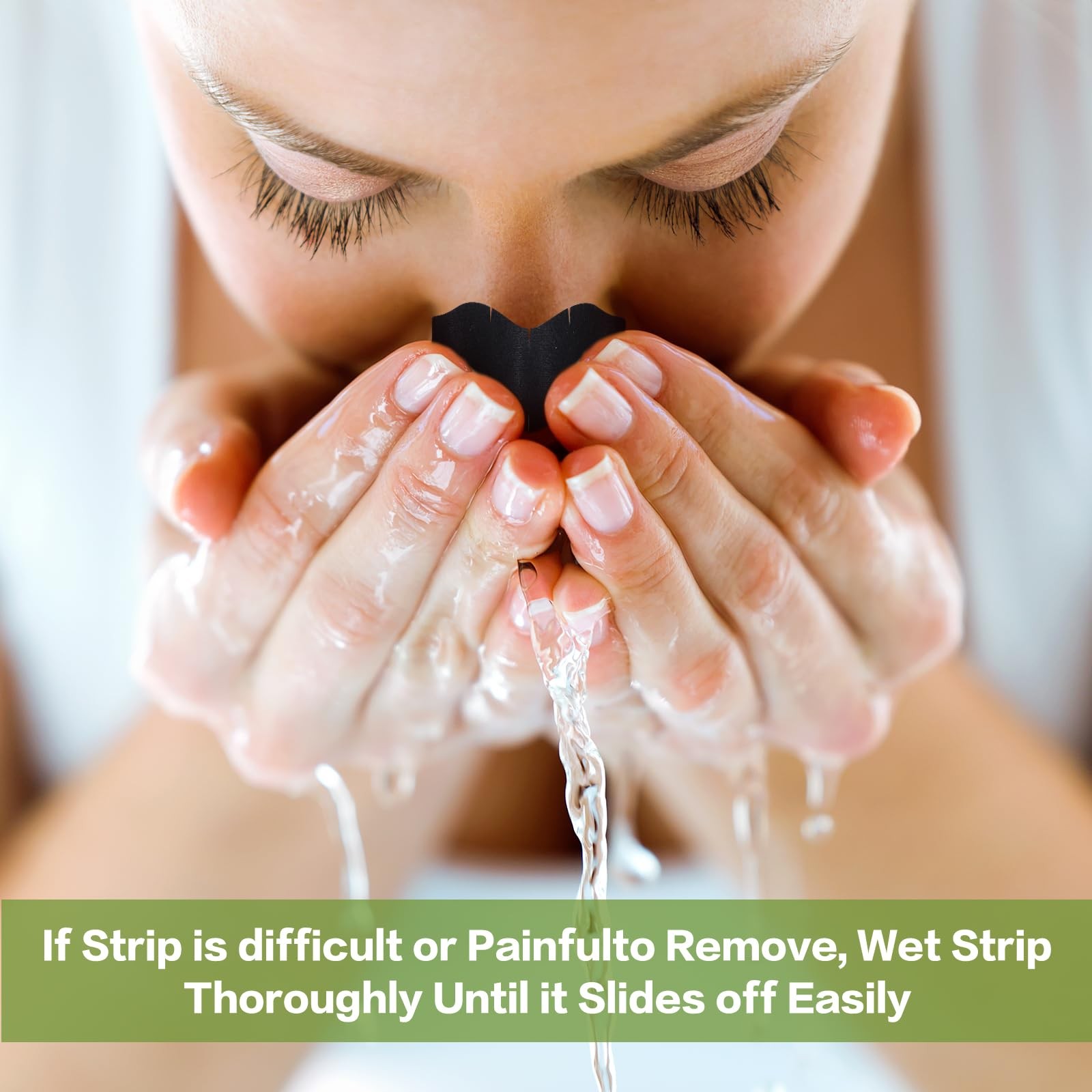 120PCS Blackhead Remover Pore Strip, Bamboo Charcoal Face Black Head Remove