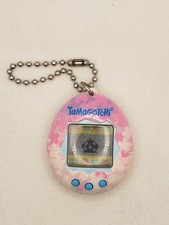 Bandai Tamagotchi Pink Flowers Digital Pet 2018 Tested Works New Battery
