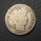 1892 **O** BARBER SILVER  DIME **NICE COIN!** FREE SHIPPING! C1162