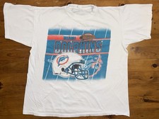 Vintage Miami Dolphins Dan Marino Jimmy Johnson T-Shirt Men  s XL NFL 90s