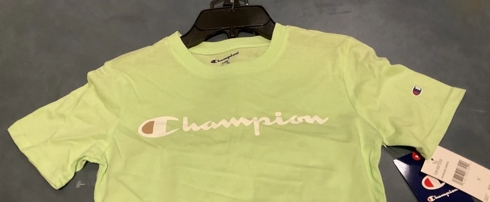 Champion Niño Talla S (8) Verde Paraíso Juego Corto 2 Piezas Nuevo Con Etiquetas Foto 2 de 4