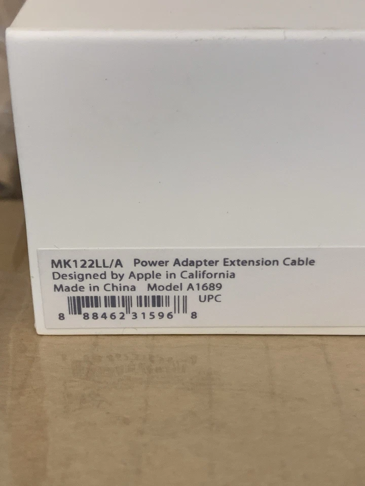¡¡Compra caliente!! Caja de 30) Apple Adap. Exten. Cable para MacBook Air/Pro Modelo (A1689) Foto 3 de 4