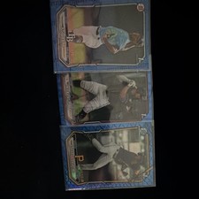 Bowman mix 3-Card Lot Jose Urbina Enyervert Perez and Edward Florentino to 150